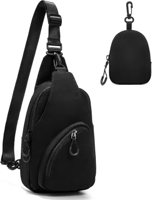 Small Sling Bag Crossbody Bags for Women Men, Chest Bag Daypack, Cross Body Bags Trendy for Travel Camping Hiking