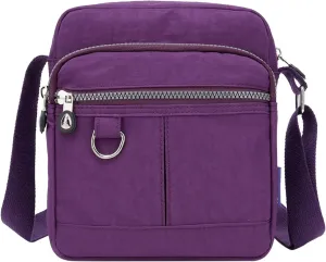 Small Sling Bag Crossbody Vegan Leather Fanny Packs for Women Women Fashionable Chest Bag for (0429A-Purple, One Size)