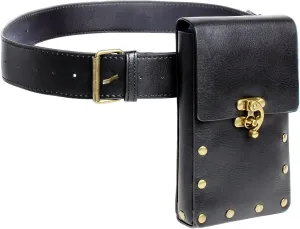SUMGOGO Retro Belt Pouch Waist Bag Womens Fanny Pack Cellphone Holder Steampunk Medieval Renaissance Purse Costume Accessory