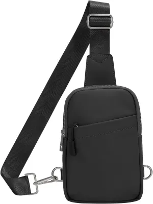 SUOSDEY Sling Bag for Women Crossbody Purse, Fanny Packs Chest Bag with Adjustable Strap for Traveling Walking