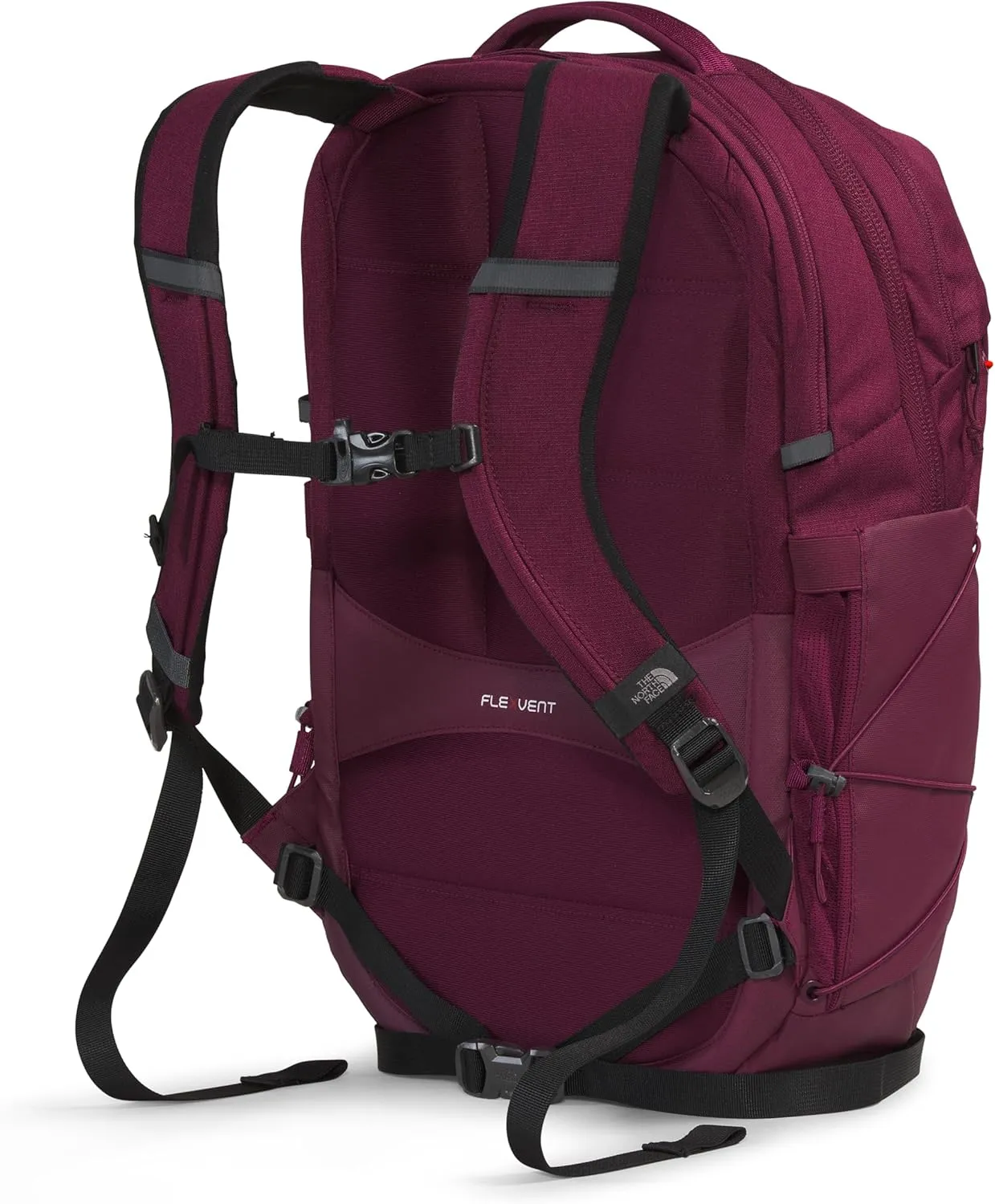 THE NORTH FACE Women's Borealis Commuter Laptop Backpack, Boysenberry Light Heather/Fiery Red, One Size