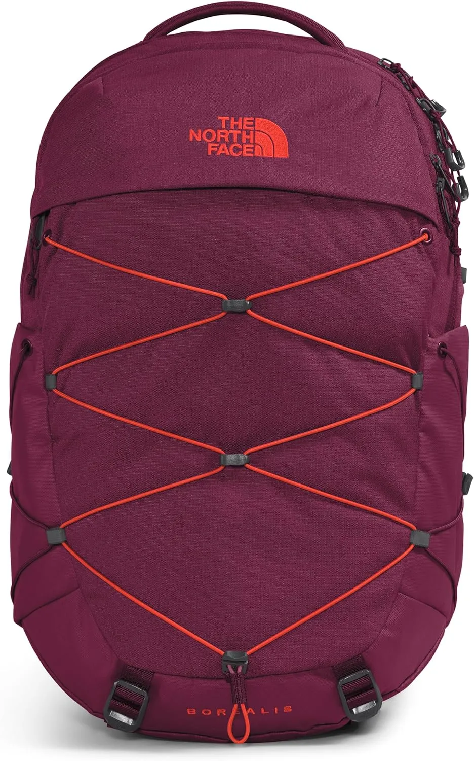 THE NORTH FACE Women's Borealis Commuter Laptop Backpack, Boysenberry Light Heather/Fiery Red, One Size