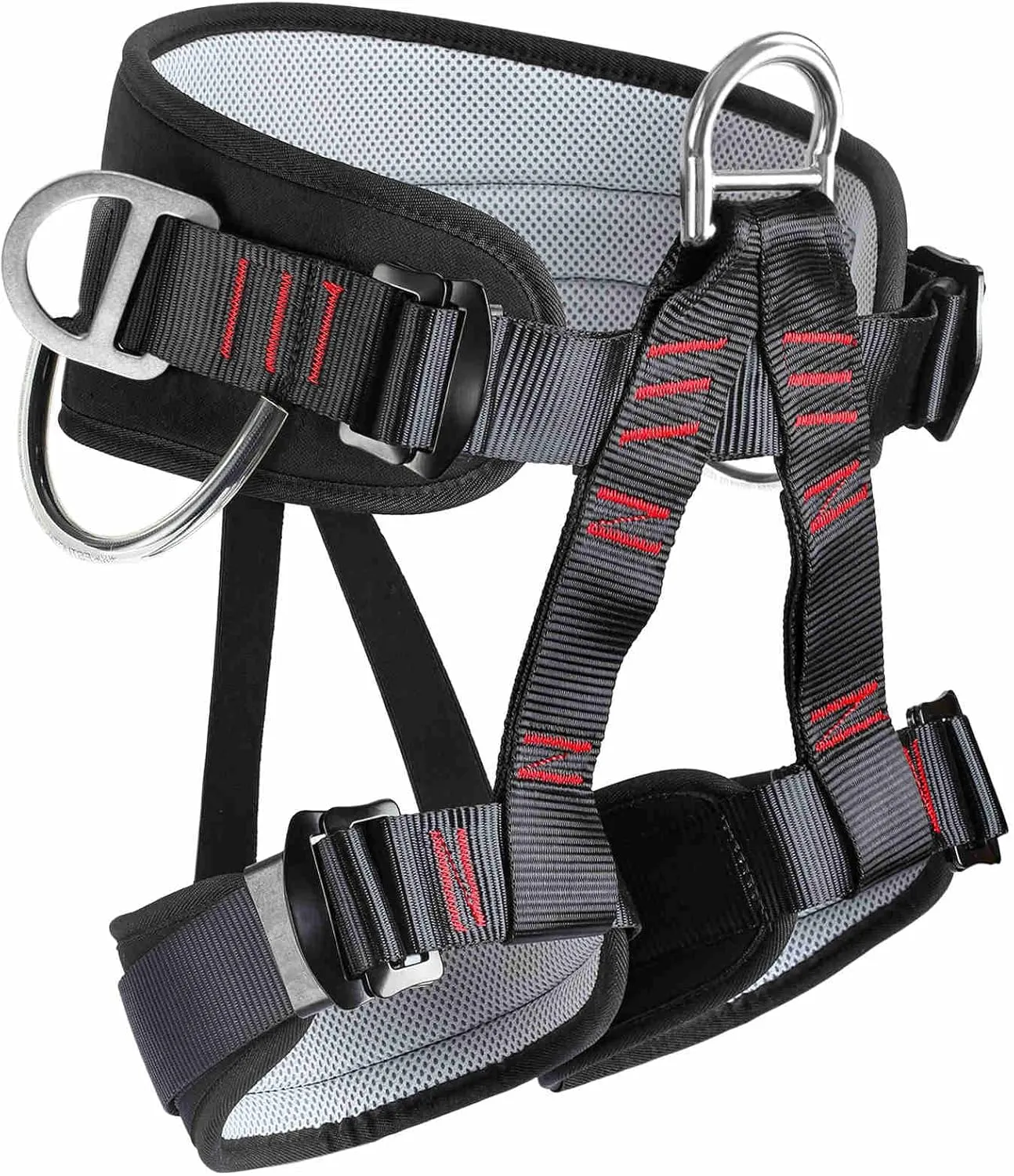 Thicken Professional Safety Belt with Magnesium Alloy Connection Ring - Tree Climbing, Fire Rescue, Rappelling Gear