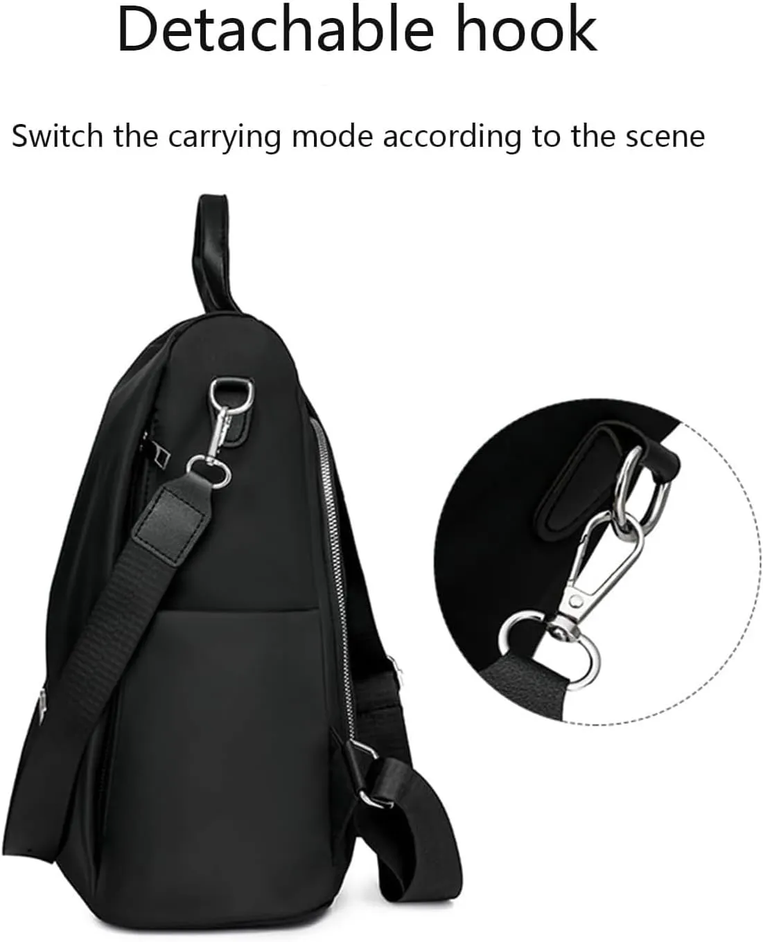 Tomihi Backpack,Anti-Theft Large Capacity Backpack,Crossbody Lightweight Leisure Shoulder Bag for Women