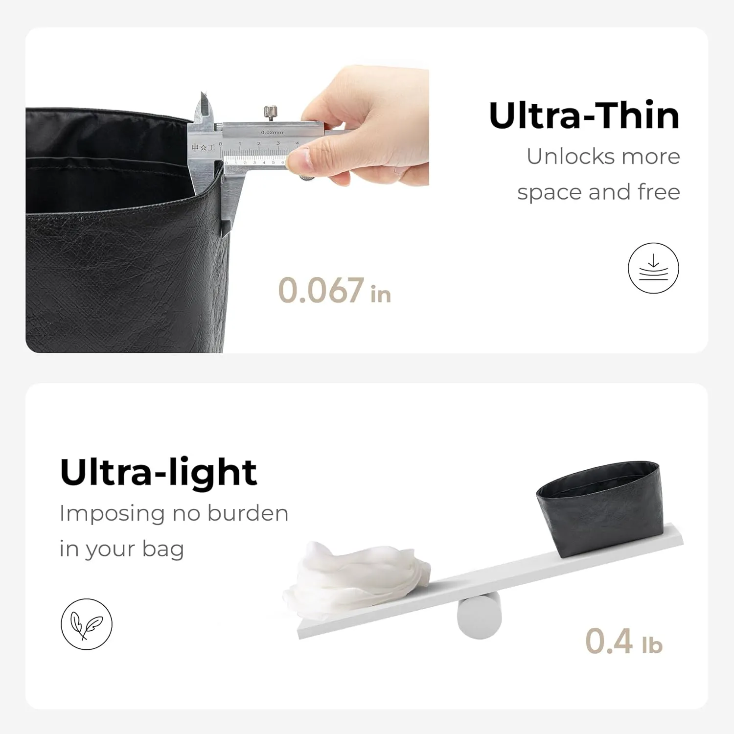 Tote Bag Organizer Insert for Le Pliage Energy L Backpack, Custom Fit Inside Premium Matte Black Large Lightweight WaterResistant Purse Insert with Cup Holder Accessories
