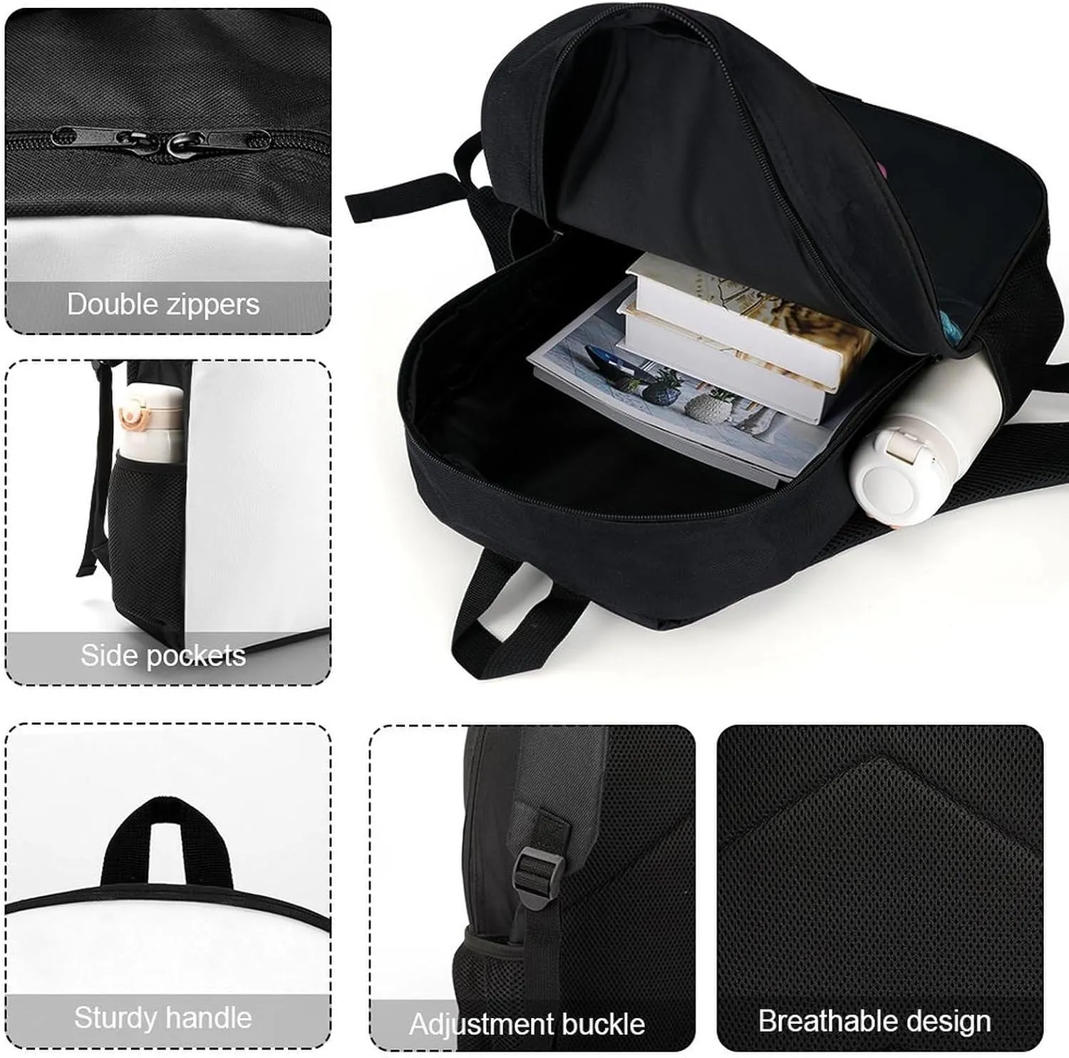 Travel Backpack for Men Women Daypack Melt In The Water Laptop Backpack Computer Bag Business Work Bag for Work