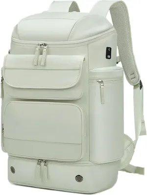 Travel Backpack Women Men Waterproof Outdoor Sports Backpack Large Hiking Backpack Laptop Backpack 50L Large Capacity Trekking Outdoor Activity Bag Mint Green