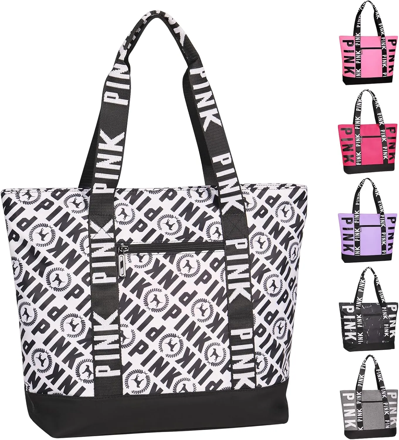 Travel Tote Bag for Women, Large Waterproof Beach Bag for Daily