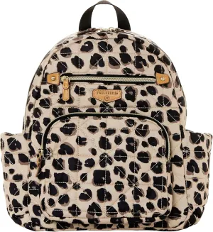 TWELVElittle Little Companion Diaper Bag Backpack 2.0 *NEW* with Changing Pad and Stroller Clips, Leopard