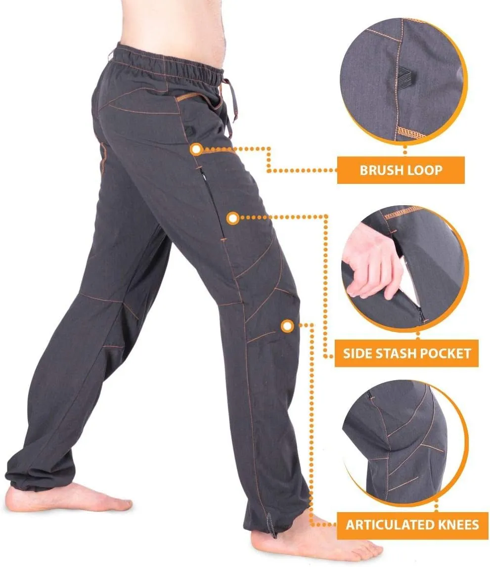 Ucraft "Xlite Rock Climbing Bouldering and Yoga Pants. Lightweight Stretchy Trousers