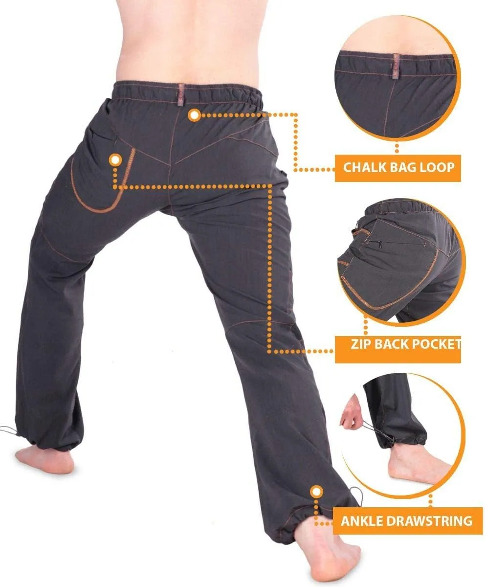 Ucraft "Xlite Rock Climbing Bouldering and Yoga Pants. Lightweight Stretchy Trousers