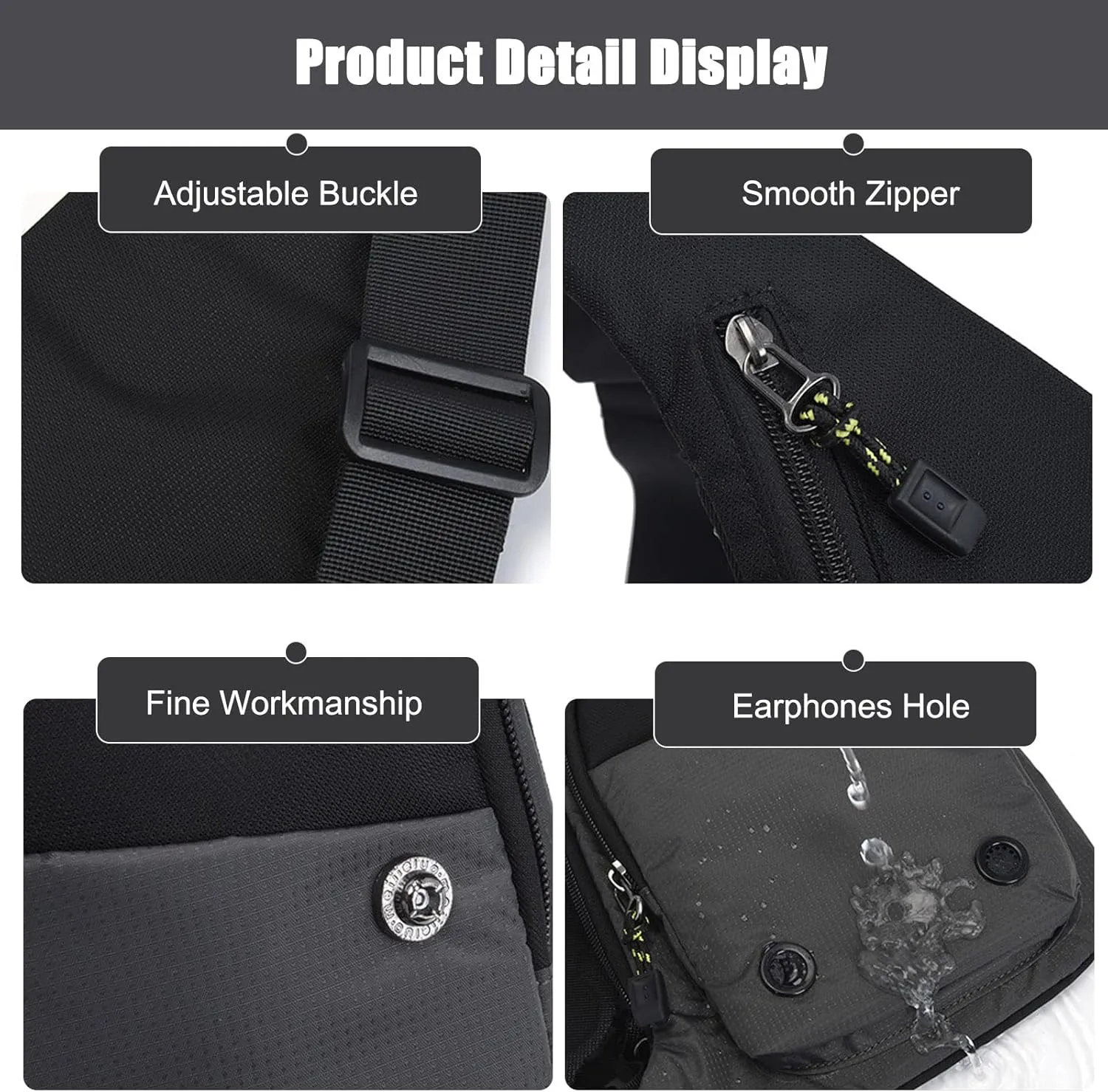 Ultralight Sling Bags Outdoor Hiking Daypacks Chest Shoulder Bag Men Crossbody Bags Women Waist Bag Cover Pack Rucksack for Travel Hiking Bicycle Sport Gym Daypacks Small Daypacks Green