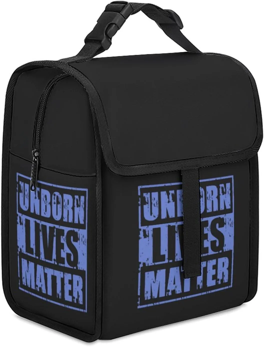 Unborn Lives Matter Fashion Insulated Cooler Bag Portable Waterproof Lunch Box Adjustable Handbag Meal Tote with Handle