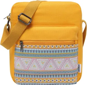 VASCHY Messenger Bag for Girls, Lightweight Canvas Crossbody Bag Purse for Teen Girls Women Fits Water Bottle