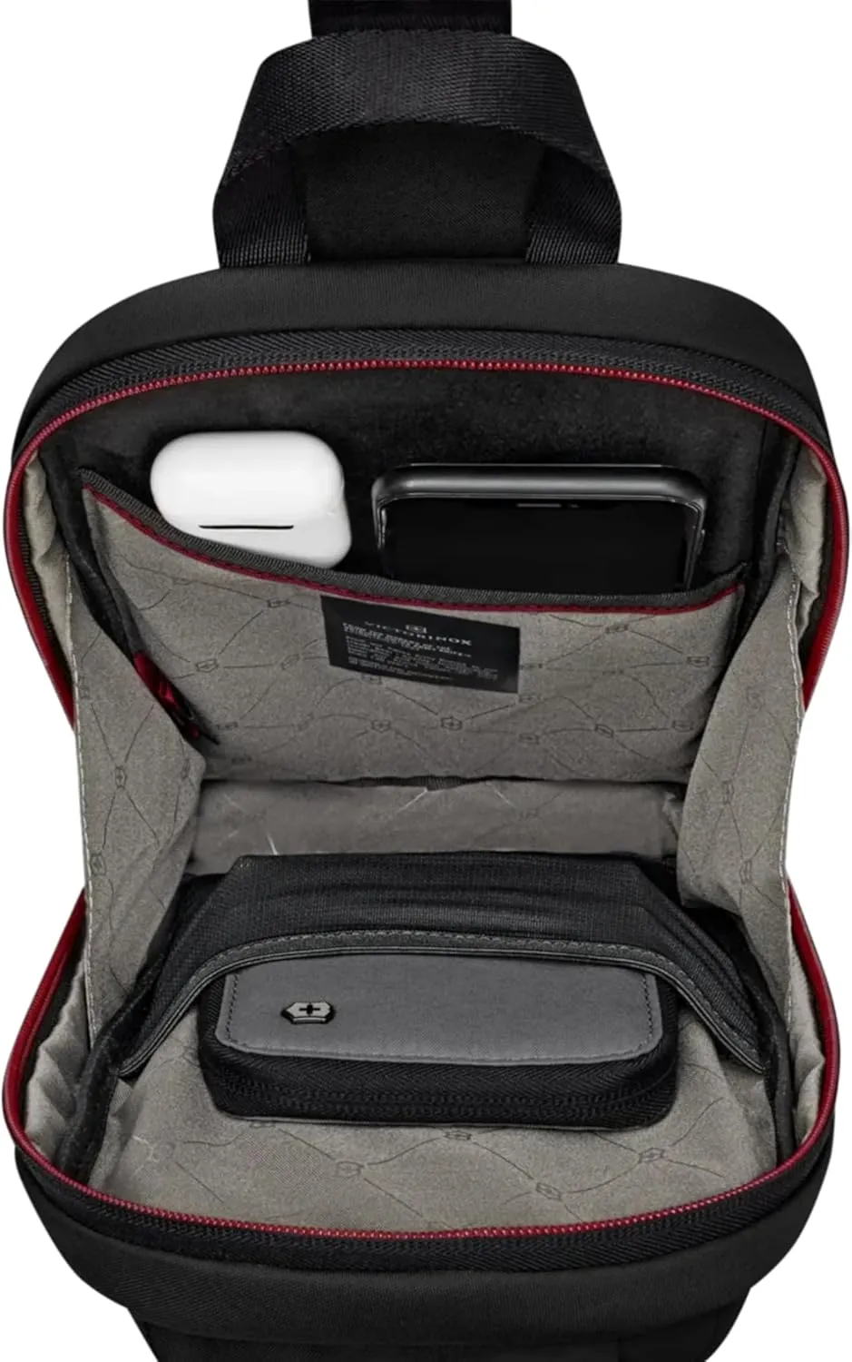Victorinox Travel Essentials, Sling Bag, Crossbody Bag with Adjustable Shoulder Strap - Black