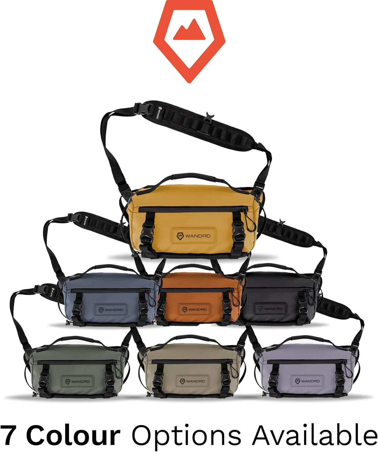 WANDRD ROGUE Sling: Compact Camera Sling and Crossbody Bag with Fast Access, 3-Way Carry– Lightweight Everyday Bag Great for Travel, Photography, and Daily Use (Black)