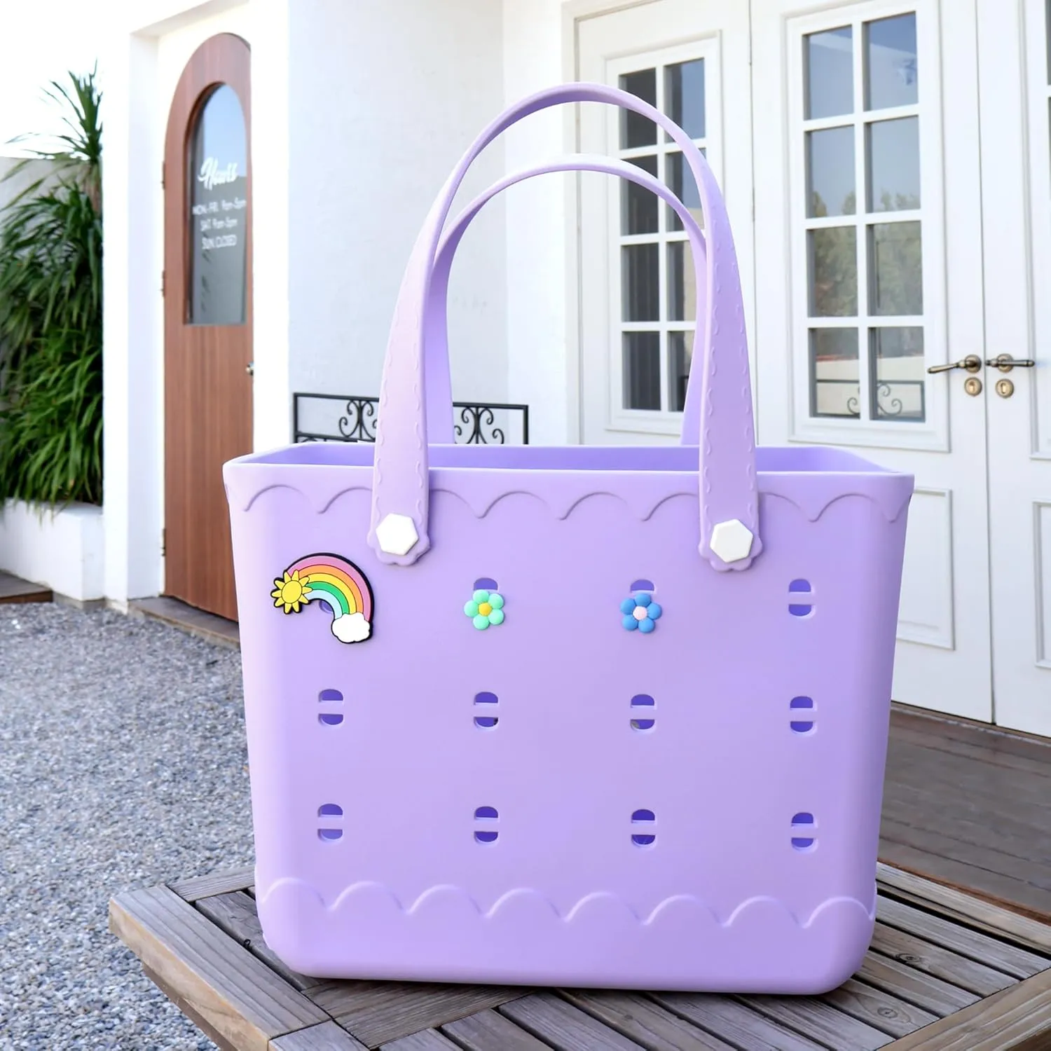 Waterproof Tote Bag for Beach, Pool, Boat.Lightweight Waterproof Washable Durable All Purpose Outdoor Tote Bag.