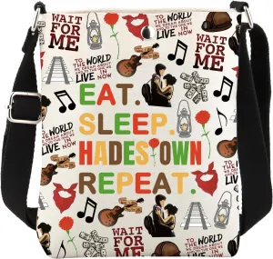 WCGXKO Musicals Gift Theatre Nerd Gift Crossbody Bag Musical Inspired Messenger Bag