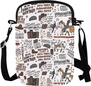 WCGXKO Theatre Lover Gift Musical Gift Musical Theater Messenger Bag (The Day CR)