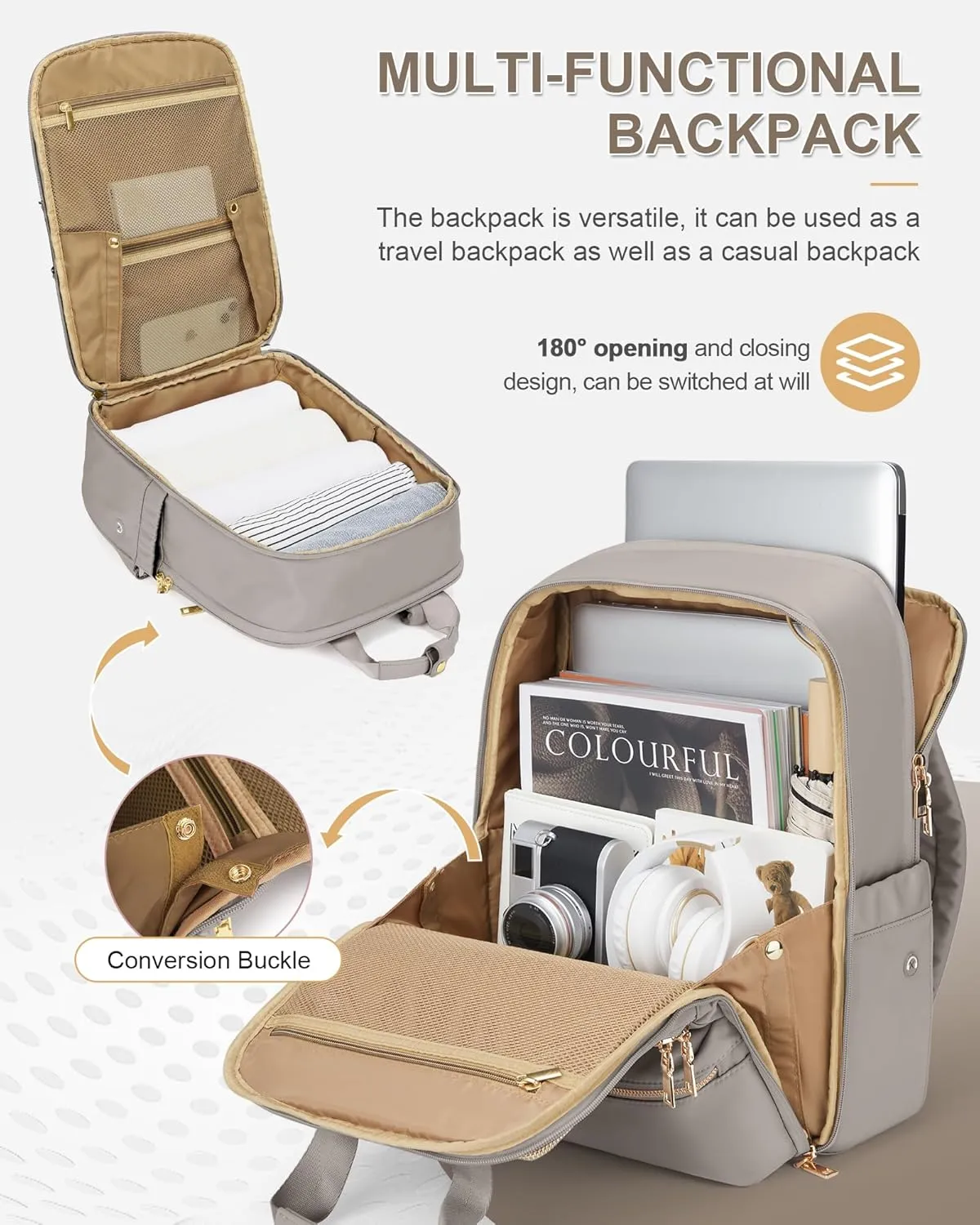 wepadre Small Travel Backpack Carry on Flight Approved Personal Item Travel Bag Carry on Backpack for Women Work Laptop Backpack for Traveling Carry on Luggage Mochila De Viaje