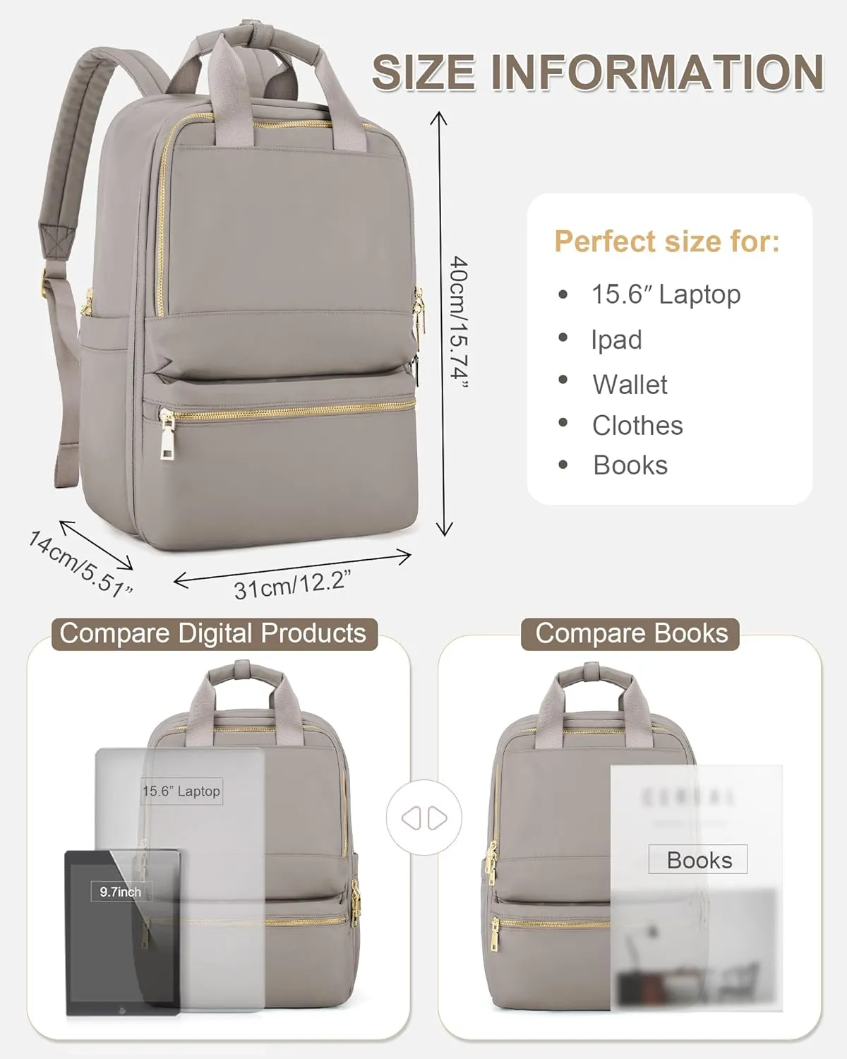 wepadre Small Travel Backpack Carry on Flight Approved Personal Item Travel Bag Carry on Backpack for Women Work Laptop Backpack for Traveling Carry on Luggage Mochila De Viaje