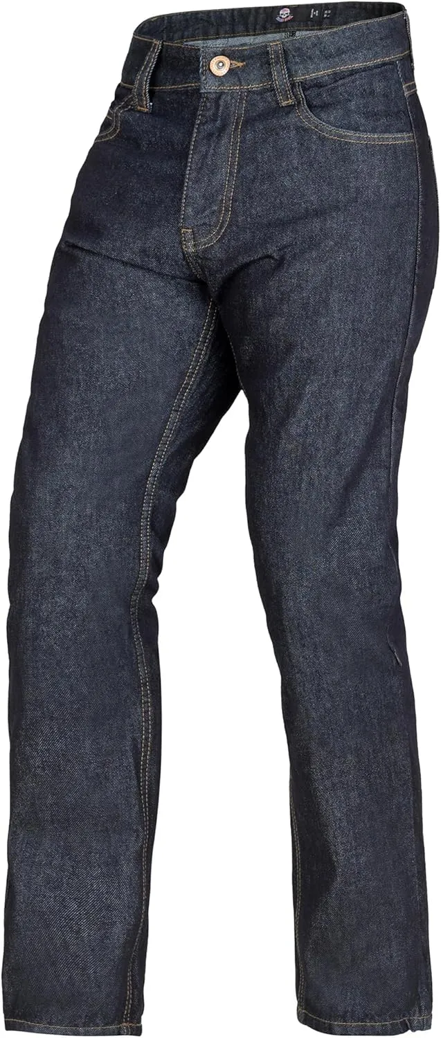 WICKED STOCK Men Motorcycle Pants-Motorcycle Riding Jeans- Motorcycle Armor Dual Sport Enduro Dirtbike Denim Pants CE LEVEL2