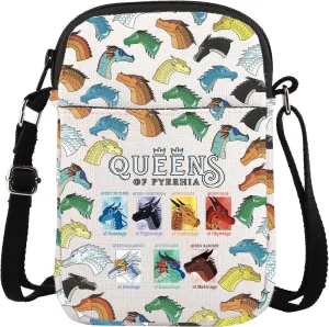 Wings Fire Novel Inspired Crossbody Bag Dragon Tribes Dragon Lovers Messenger Bag Queens Of Pyrrhia Gift Bookish Gift