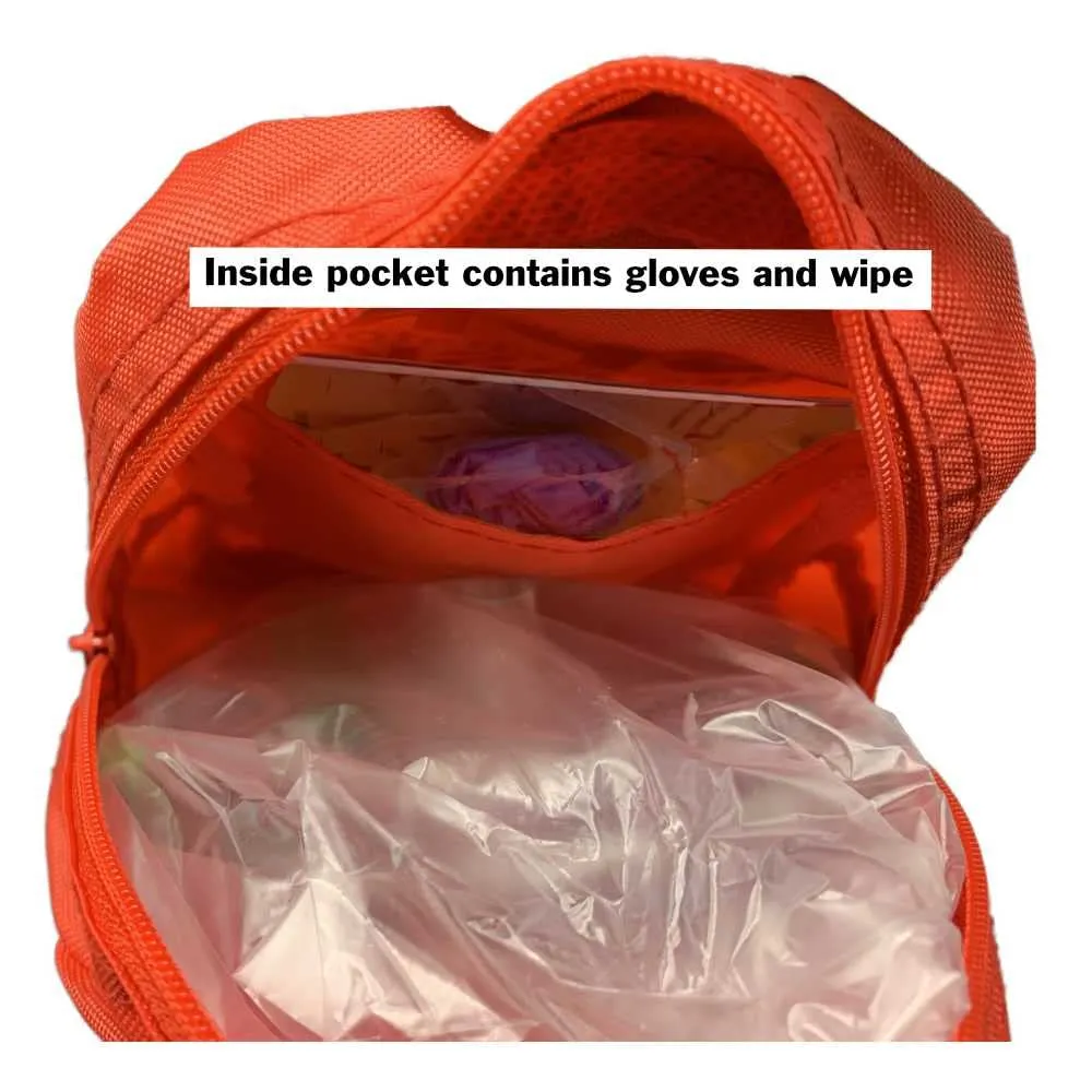WNL Products CPR Rescue Mask, Adult/Child Pocket Resuscitator, Soft Case Kit with Belt Clip 2 Pack