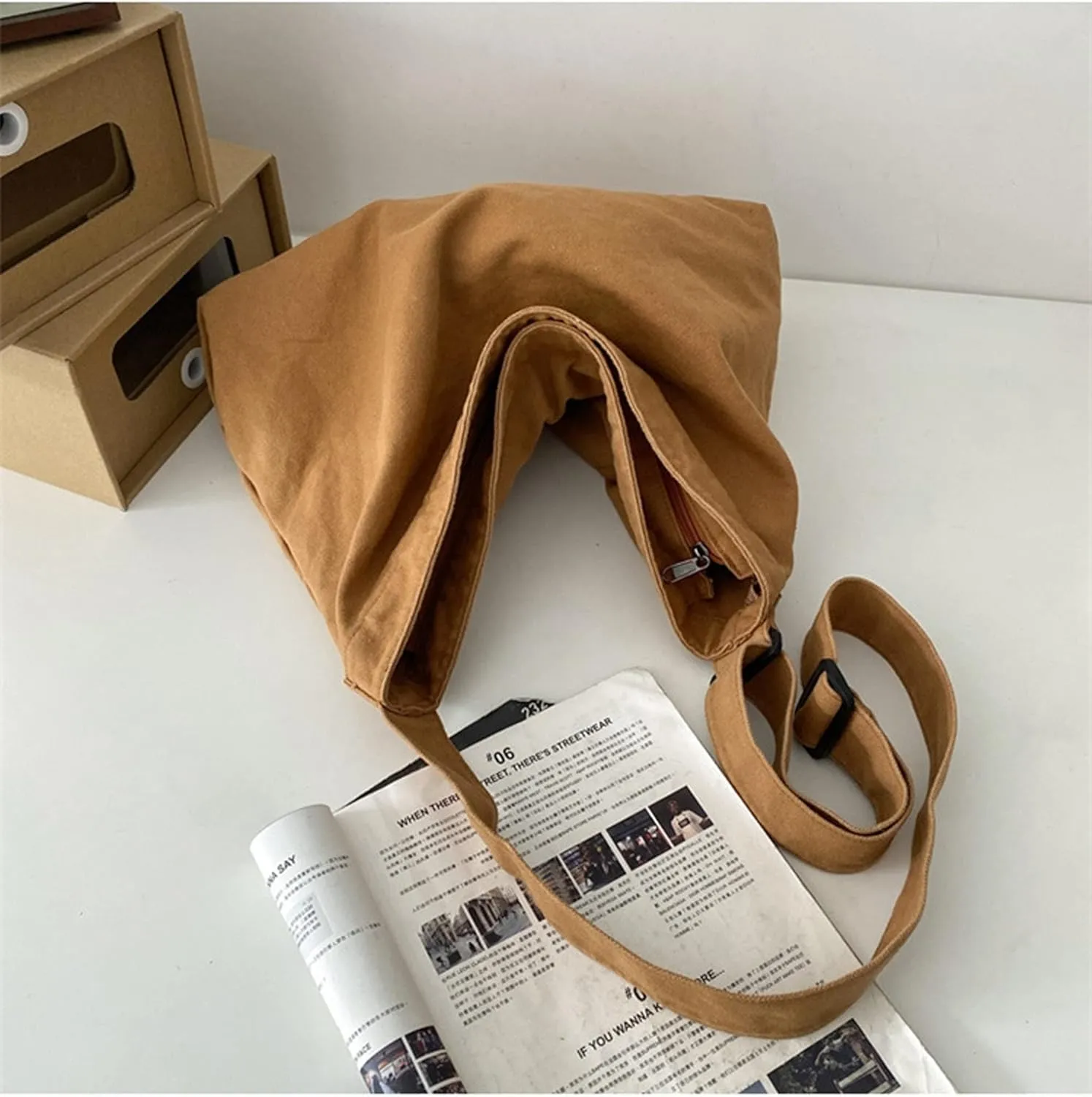 Women Shoulder Bags Canvas Tote Bag Handbag Large Hobo with Pockets Work Bags for Women and Men