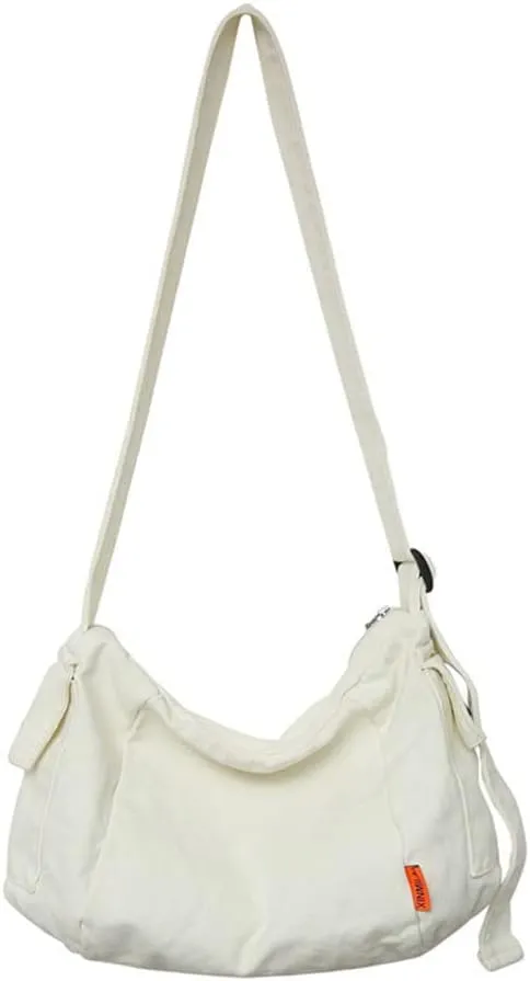 Women's Crossbody Bag Medium Travel Shoulder Bag Fashion Purse Canvas Messenger Bag for Women and Men