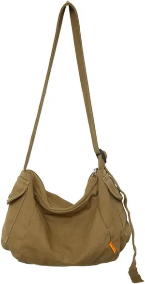 Women's Crossbody Bag Medium Travel Shoulder Bag Fashion Purse Canvas Messenger Bag for Women and Men