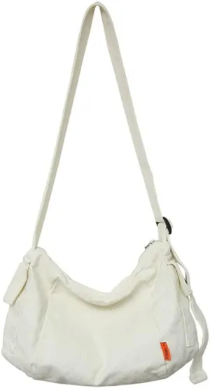 Women's Crossbody Bag Medium Travel Shoulder Bag Fashion Purse Canvas Messenger Bag for Women and Men