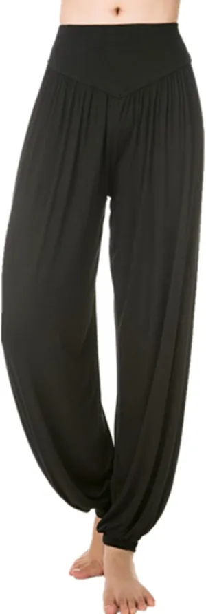 Women's Elastic Soft Modal Yoga Sports Pants Dance Harem Pants