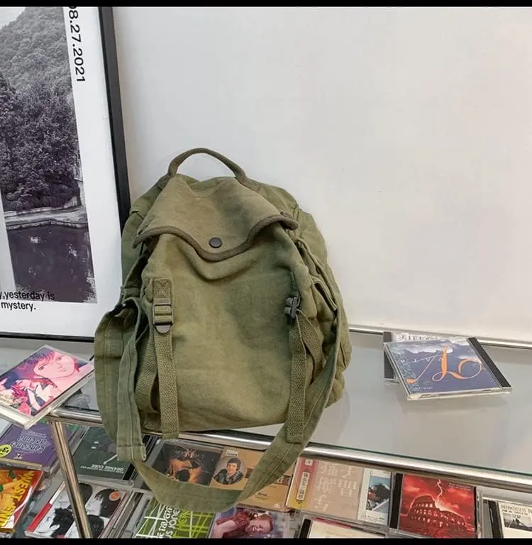 Womens Mens Crossbody Bag Canvas Messenger Bag for School Aesthetic Hobo Bag Vintage Harajuku Hippie Shoulder Bag