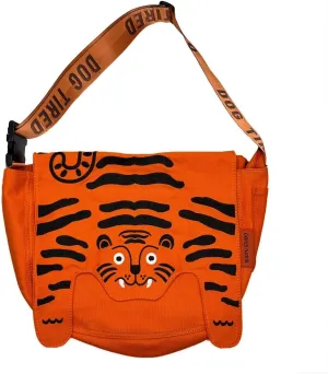Women's original crossbody canvas bag with animal theme: for gym, travel, laptop and umbrella - stylish and practical