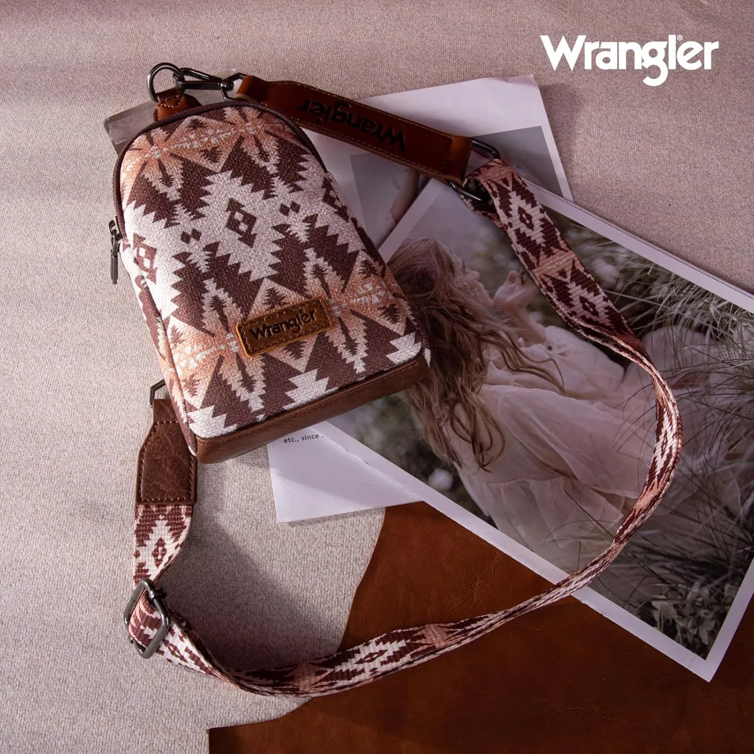 Wrangler Crossbody Sling and Chest Bag for Women - Small, Adjustable Strap Gift Idea