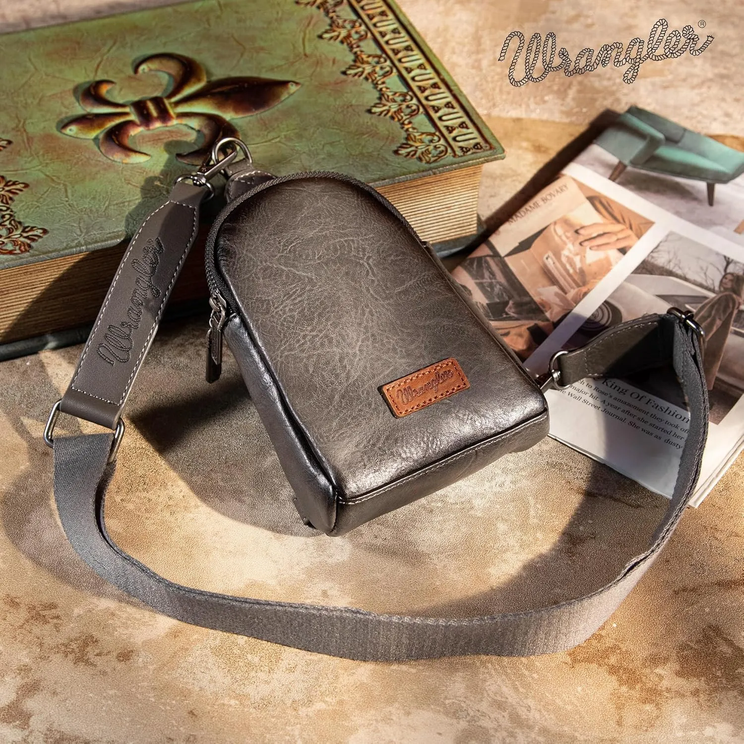Wrangler Crossbody Sling and Chest Bag for Women - Small, Adjustable Strap Gift Idea