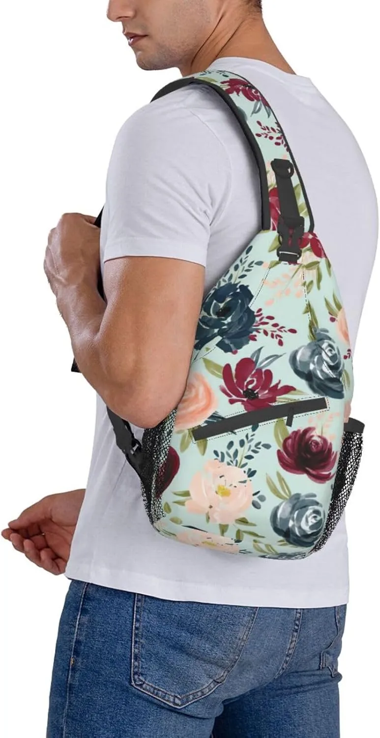 WURTON Baseball Basketball Football Hockey Sling Bag Crossbody Backpack Sling Backpack Shoulder Bag For Women