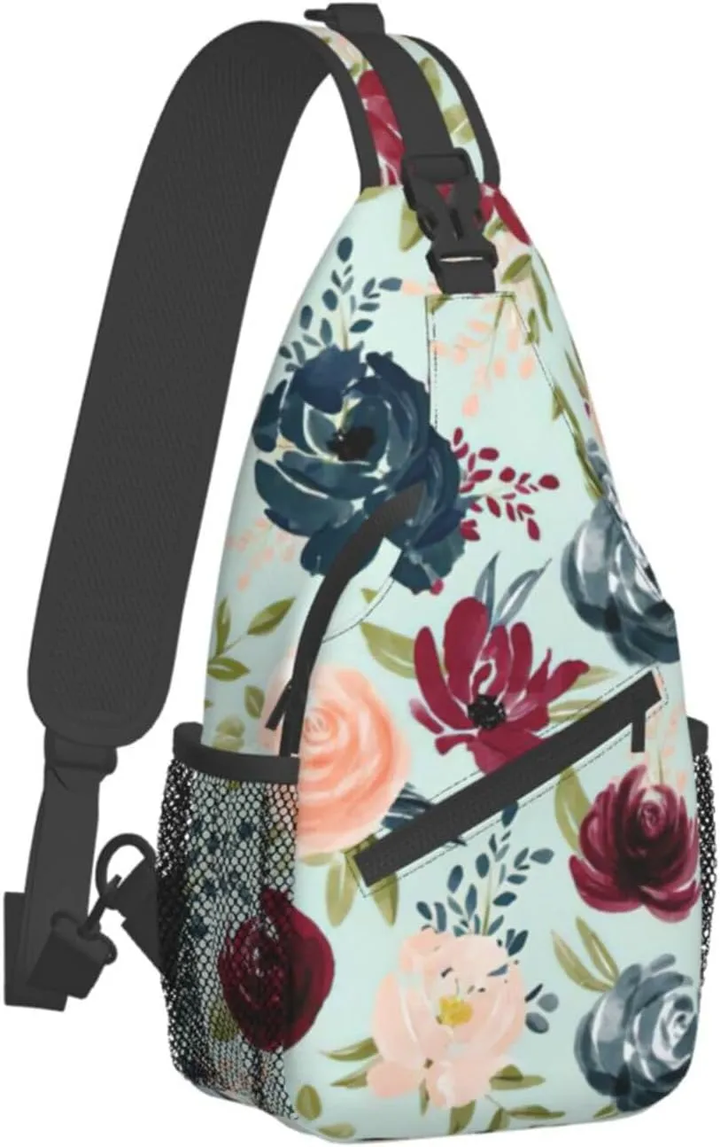 WURTON Baseball Basketball Football Hockey Sling Bag Crossbody Backpack Sling Backpack Shoulder Bag For Women