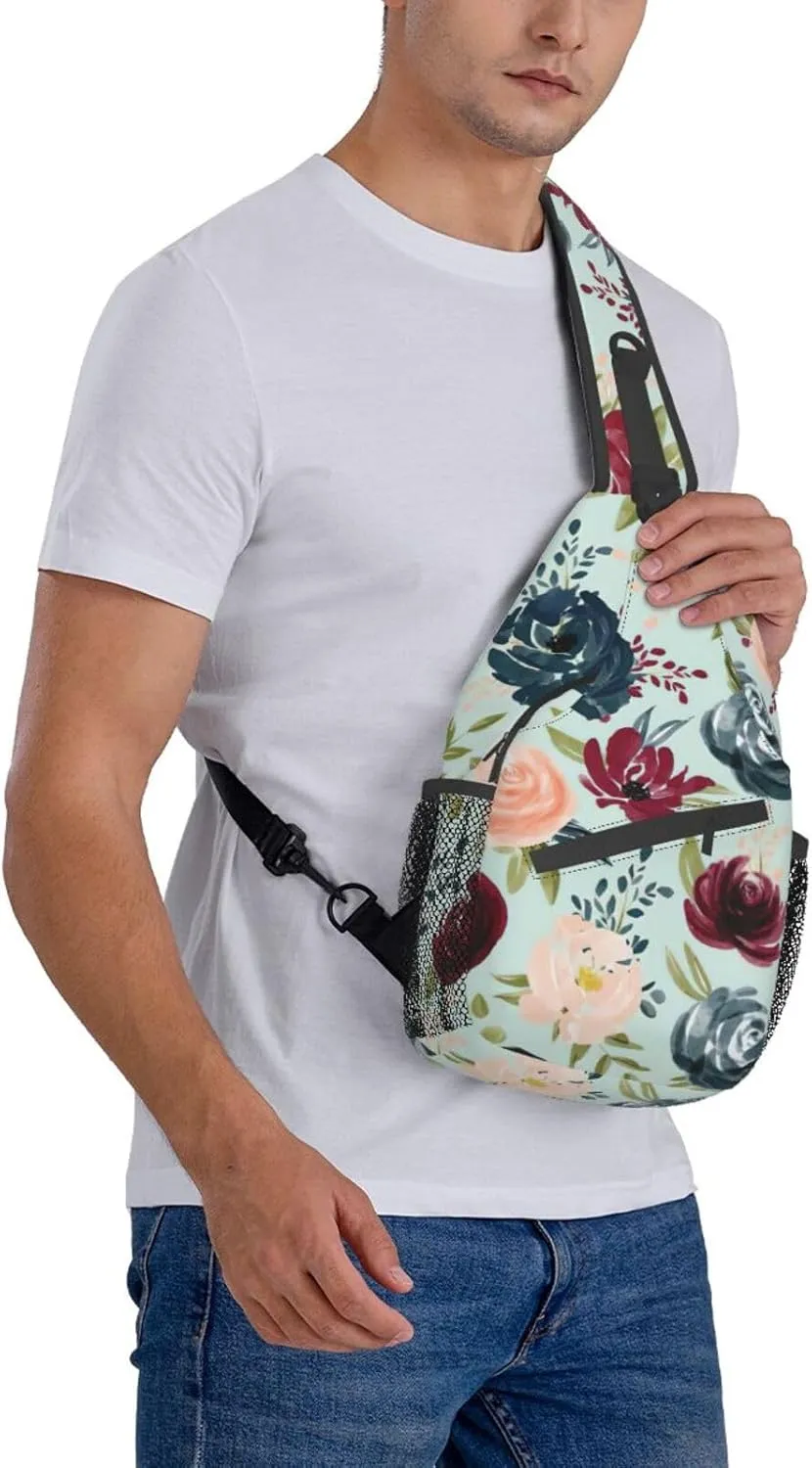 WURTON Baseball Basketball Football Hockey Sling Bag Crossbody Backpack Sling Backpack Shoulder Bag For Women