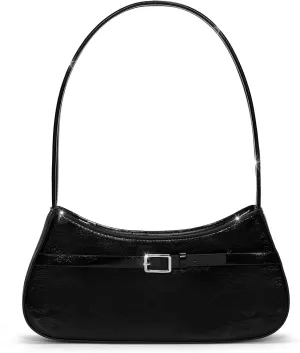 Y2k Shoulder Bag Red Purse For Women Small Vintage Handbag Burgundy Hobo Bags Faux Leather Trendy Underarm