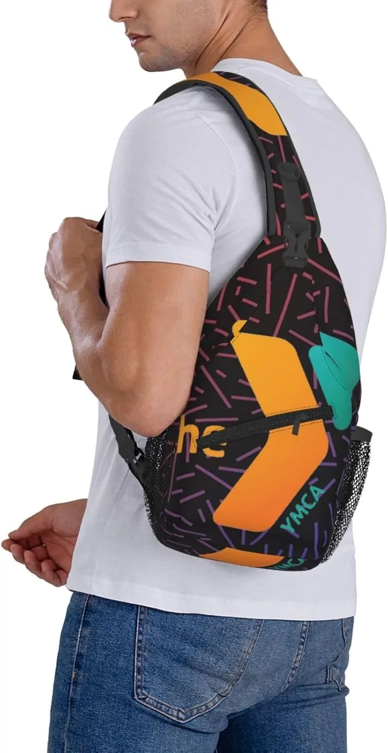 Ymca Small Crossbody Backpack Sling Bag For Men Women Mini One Shoulder Chest Bags Gym Sport Travel Hiking Daypack