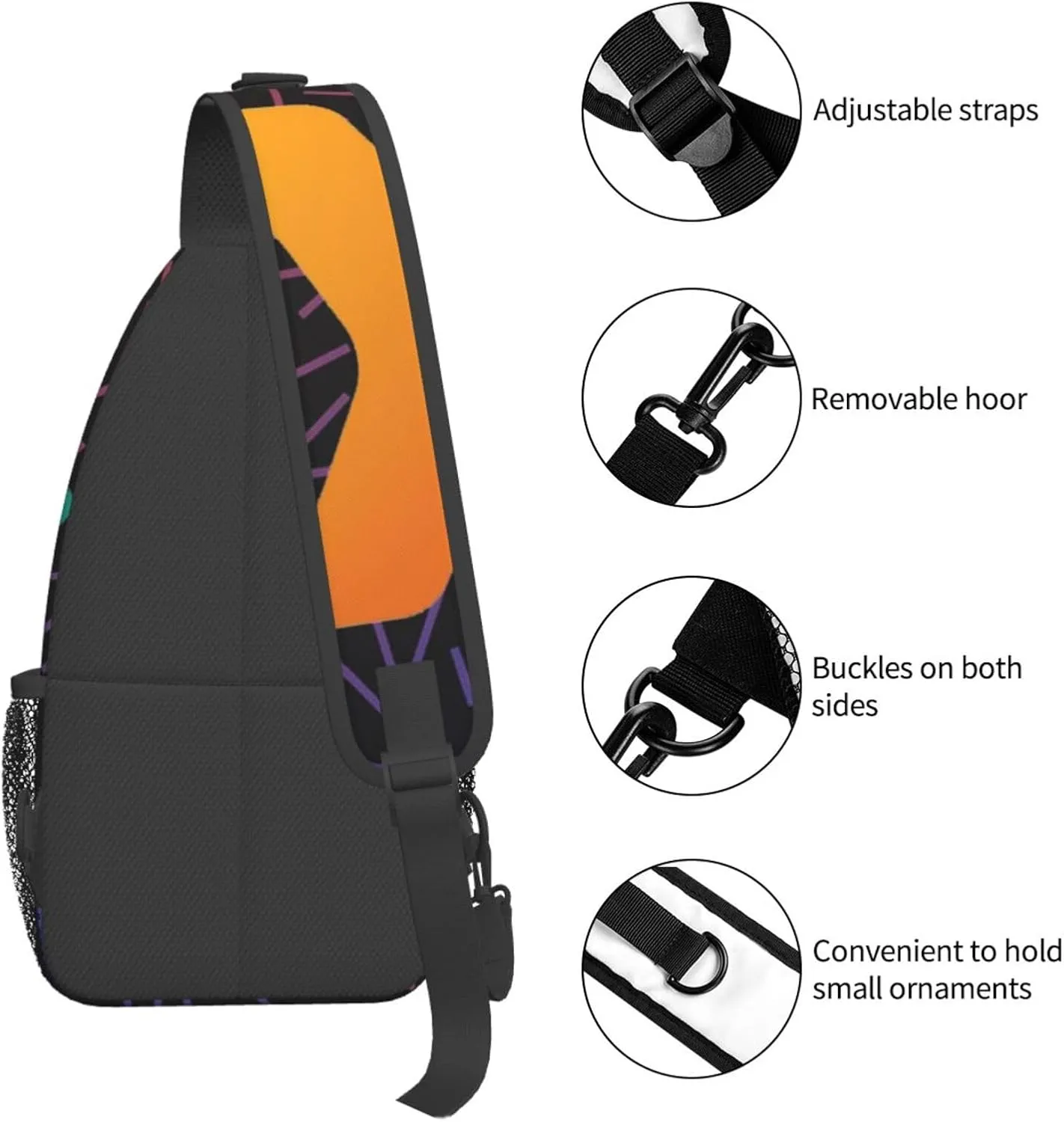 Ymca Small Crossbody Backpack Sling Bag For Men Women Mini One Shoulder Chest Bags Gym Sport Travel Hiking Daypack