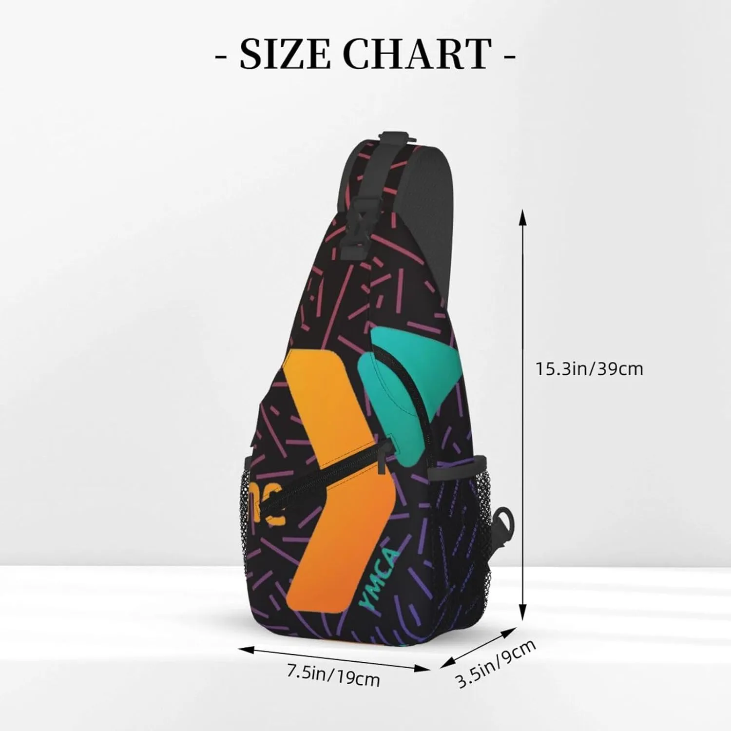 Ymca Small Crossbody Backpack Sling Bag For Men Women Mini One Shoulder Chest Bags Gym Sport Travel Hiking Daypack