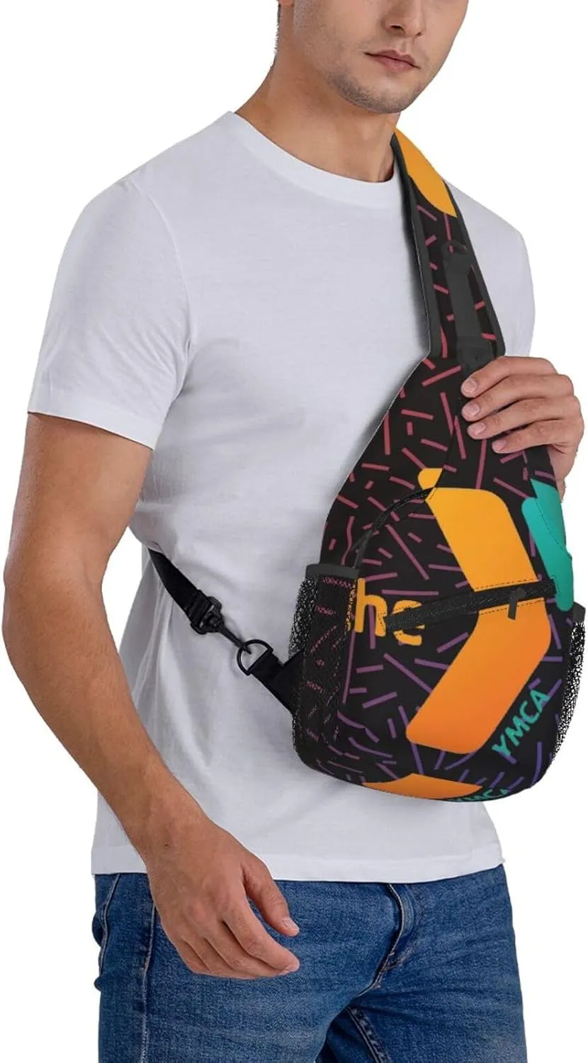 Ymca Small Crossbody Backpack Sling Bag For Men Women Mini One Shoulder Chest Bags Gym Sport Travel Hiking Daypack