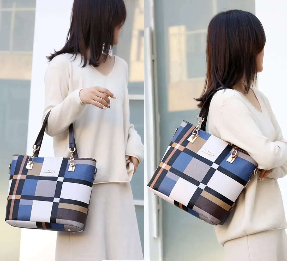 ZiMing 6-Pcs Women's Handbag Set: Shoulder, Tote, Satchel, Crossbody, Top-Handle, Boston & Messenger Bags