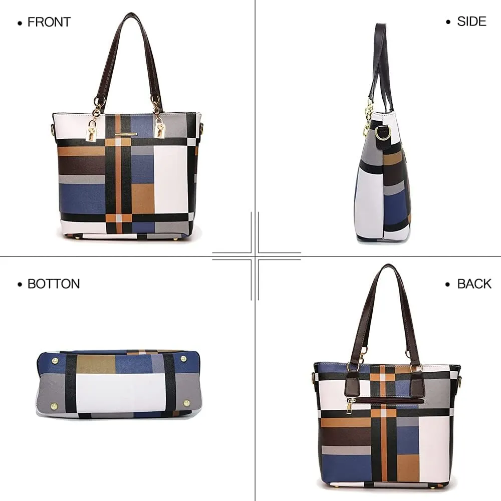 ZiMing 6-Pcs Women's Handbag Set: Shoulder, Tote, Satchel, Crossbody, Top-Handle, Boston & Messenger Bags