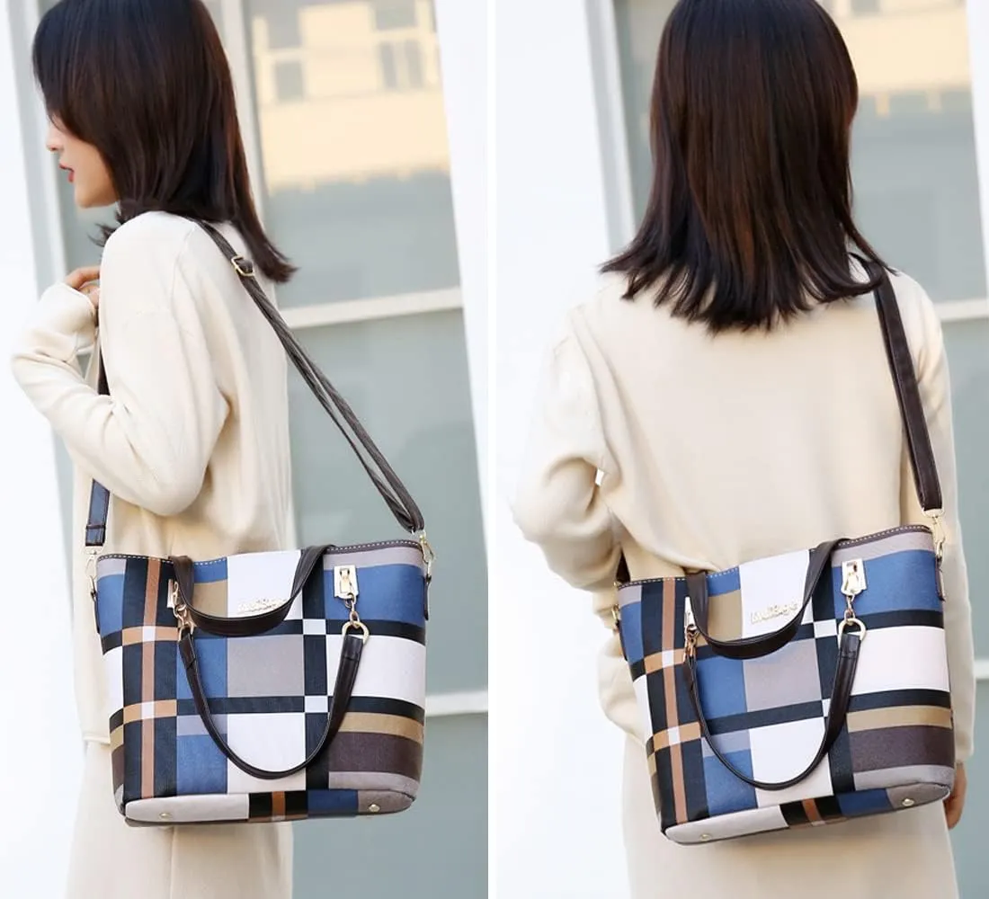 ZiMing 6-Pcs Women's Handbag Set: Shoulder, Tote, Satchel, Crossbody, Top-Handle, Boston & Messenger Bags